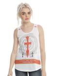 Sword Art Online Knights Of The Blood Girls Tank Top, WHITE, hi-res