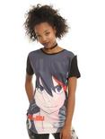 Kill La Kill Face Ryuko Girls T-Shirt, BLACK, hi-res