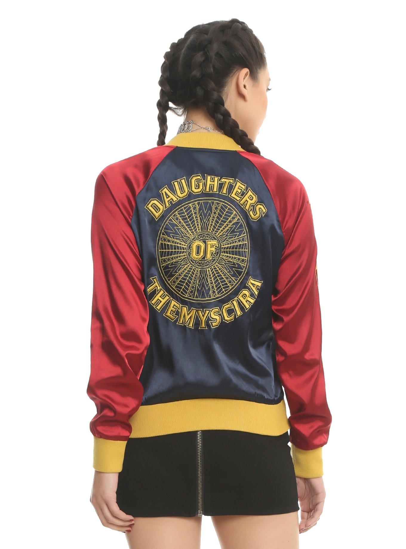 Her Universe DC Comics Wonder Woman Satin Souvenir Jacket Hot Topic