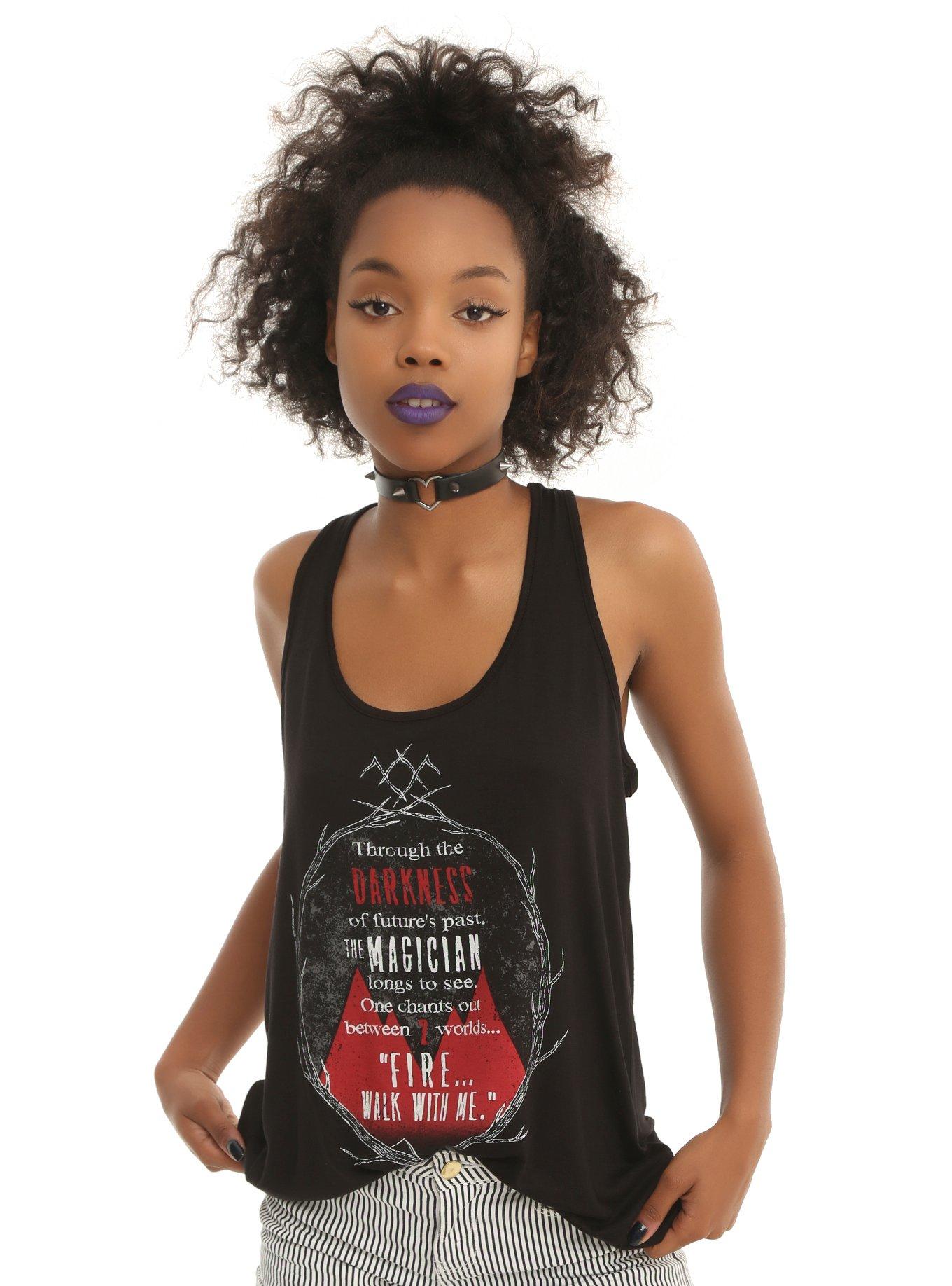 Twin Peaks Darkness Girls Tank Top