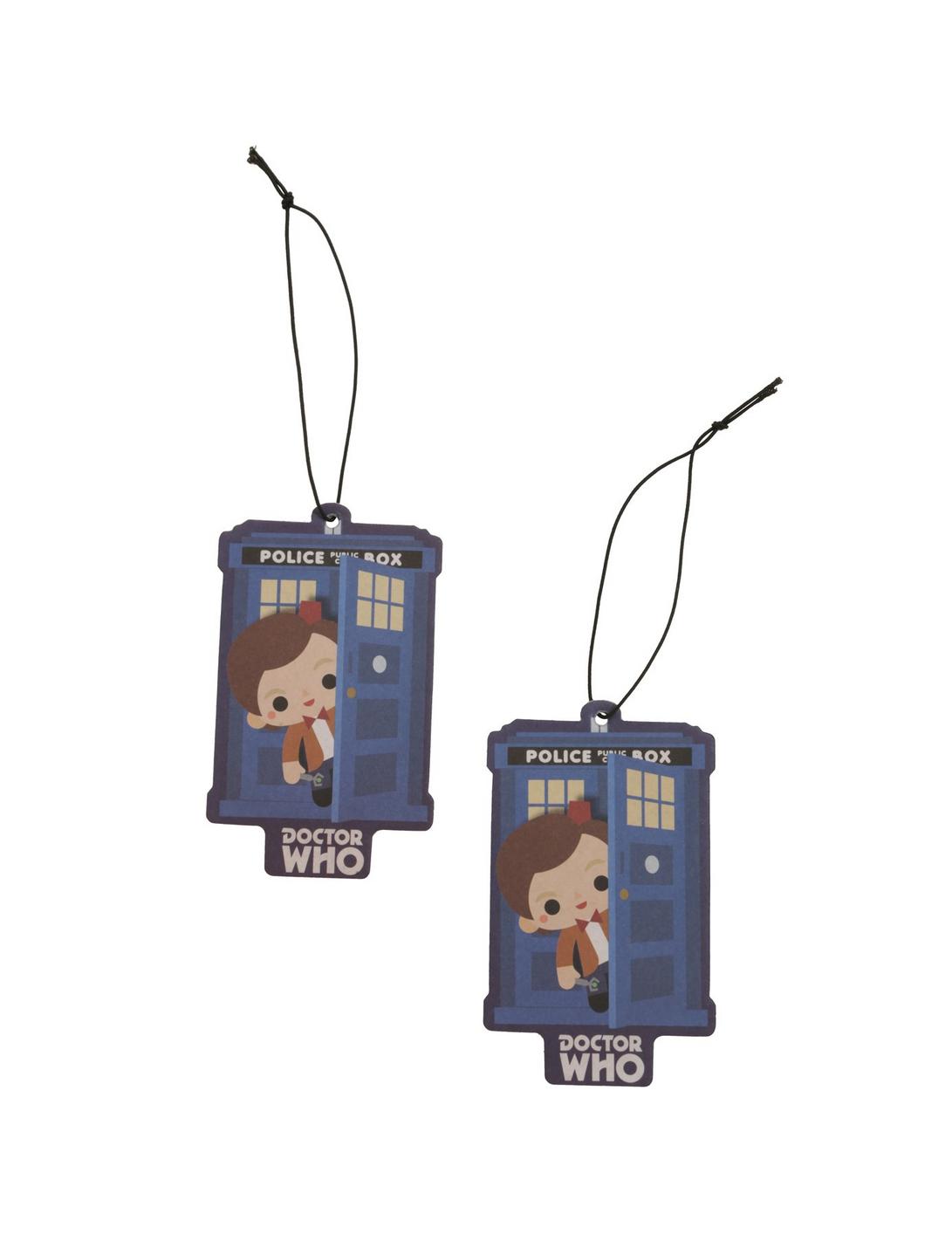 Loungefly Doctor Who Chibi 11th Doctor Tardis Air Freshener 2 Pack, , hi-res