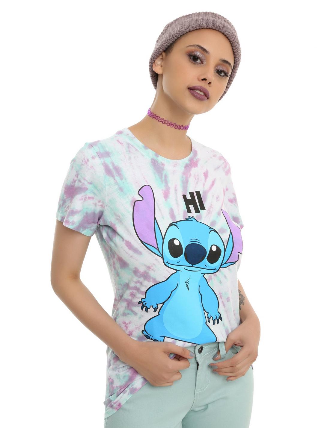 Disney Lilo & Stitch Hi Tie-Dye Girls T-Shirt, TIE DYE, hi-res