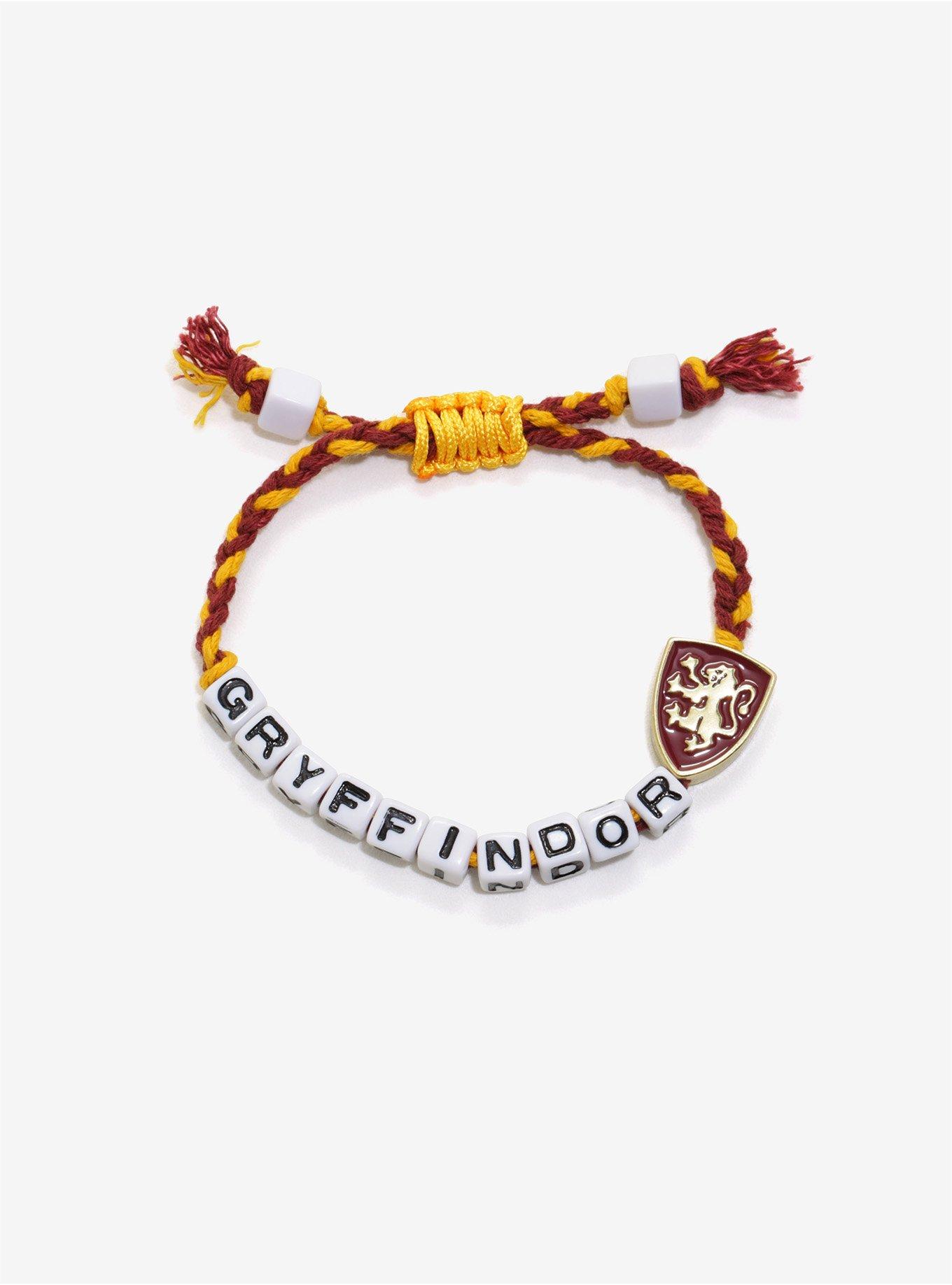 Harry Potter Gryffindor White Beaded Bracelet, , hi-res