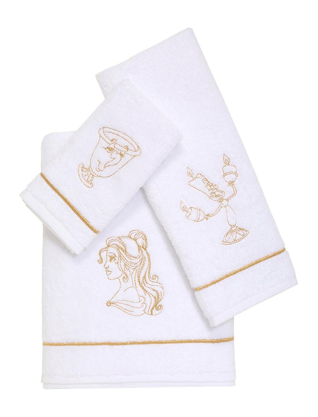 Disney Beauty And The Beast 3 Piece Bath Towel Set, , hi-res
