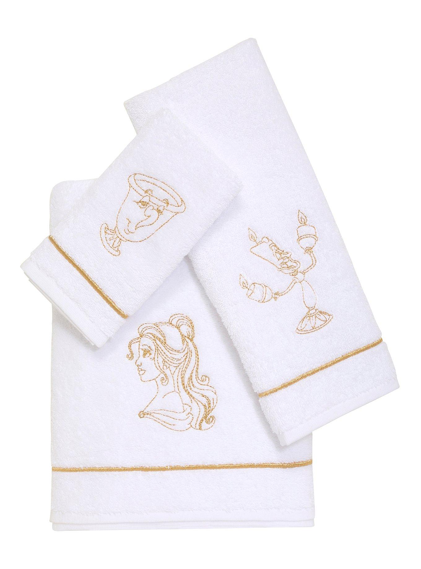 Disney Beauty And The Beast 3 Piece Bath Towel Set, , hi-res