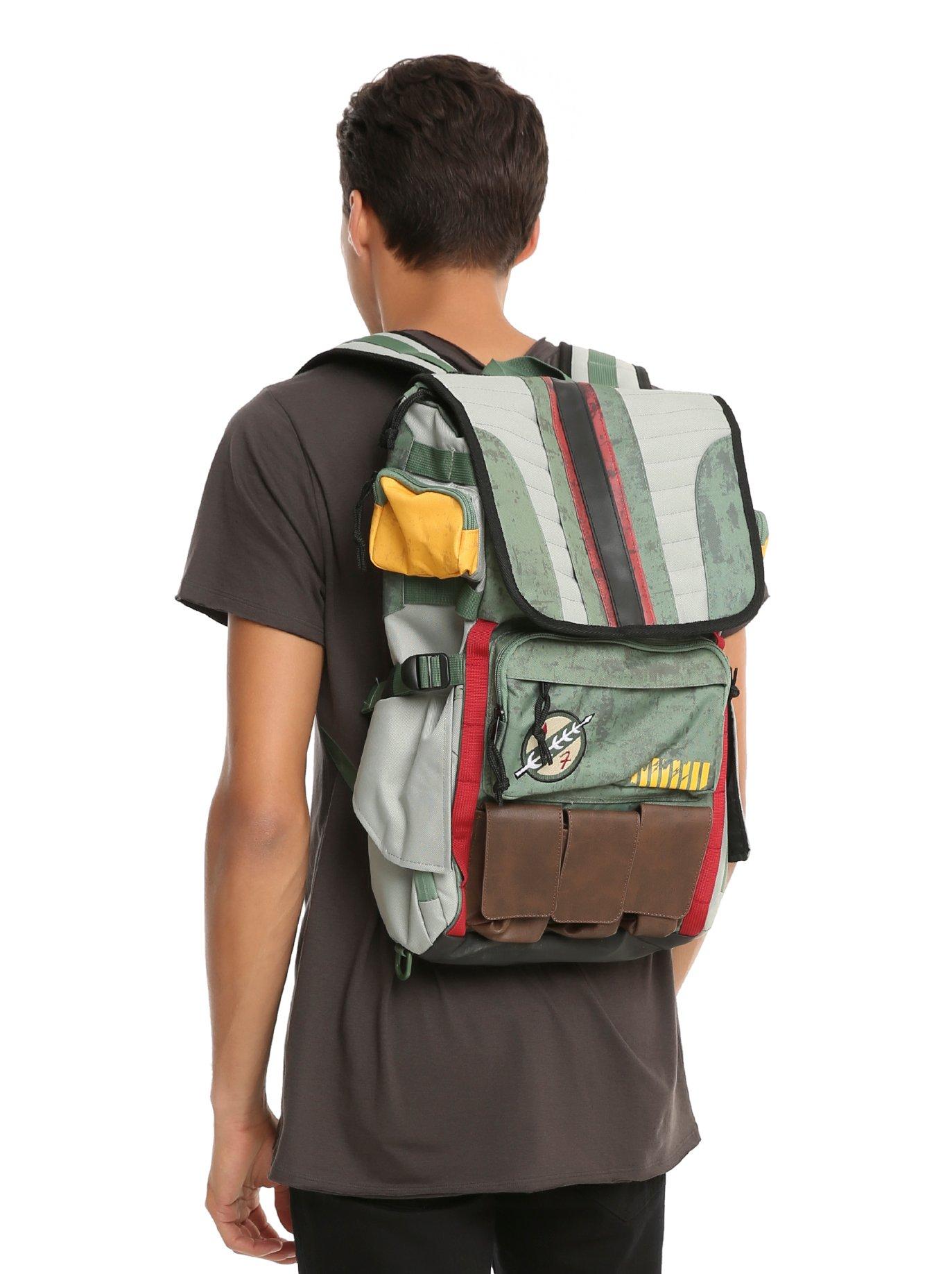 Star Wars Boba Fett Cosplay Slouch Backpack, , hi-res