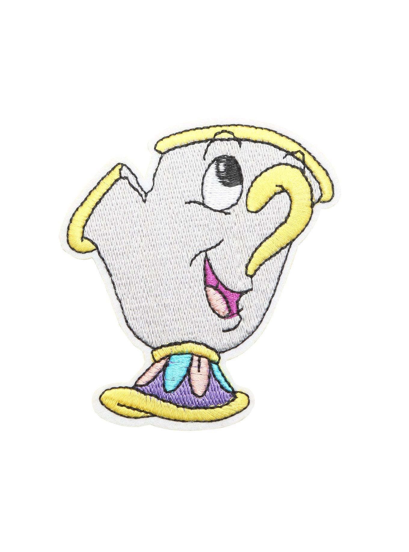 Disney Beauty And The Beast Chip Iron-On Patch, , hi-res