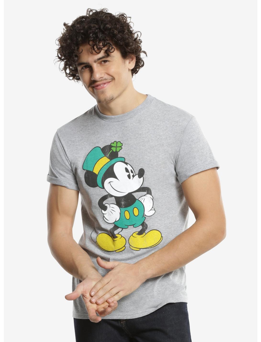 Disney Mickey Mouse St. Patrick's Day T-Shirt, GREY, hi-res