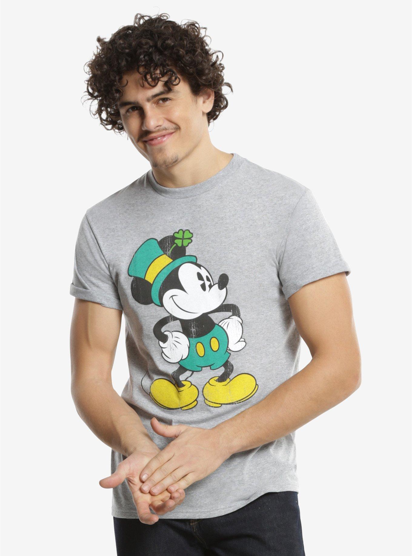 Disney Mickey Mouse St. Patrick's Day T-Shirt, GREY, hi-res