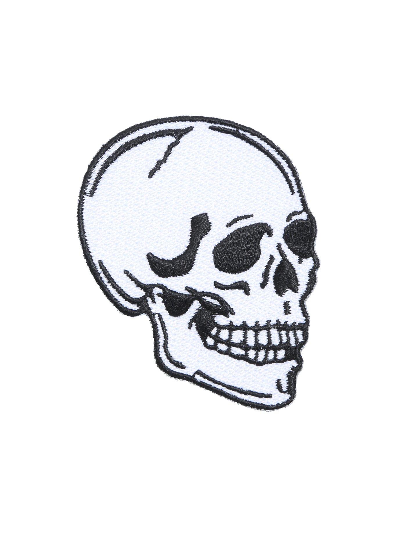 Loungefly Skull Iron-On Patch | Hot Topic