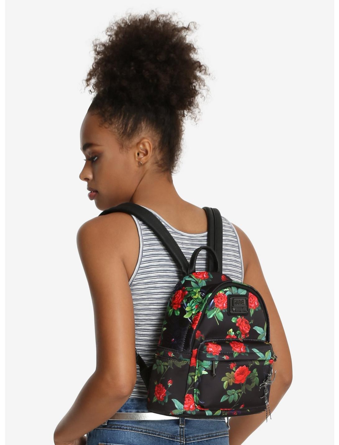 Loungefly Marvel Black Widow Spider Charm Backpack - BoxLunch Exclusive, , hi-res
