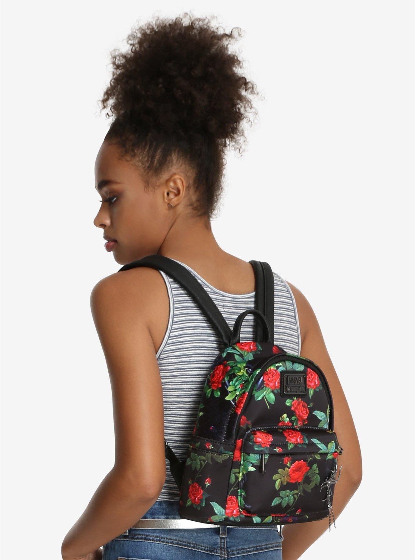 Loungefly Marvel Black Widow Spider Charm Backpack - BoxLunch Exclusive, , hi-res