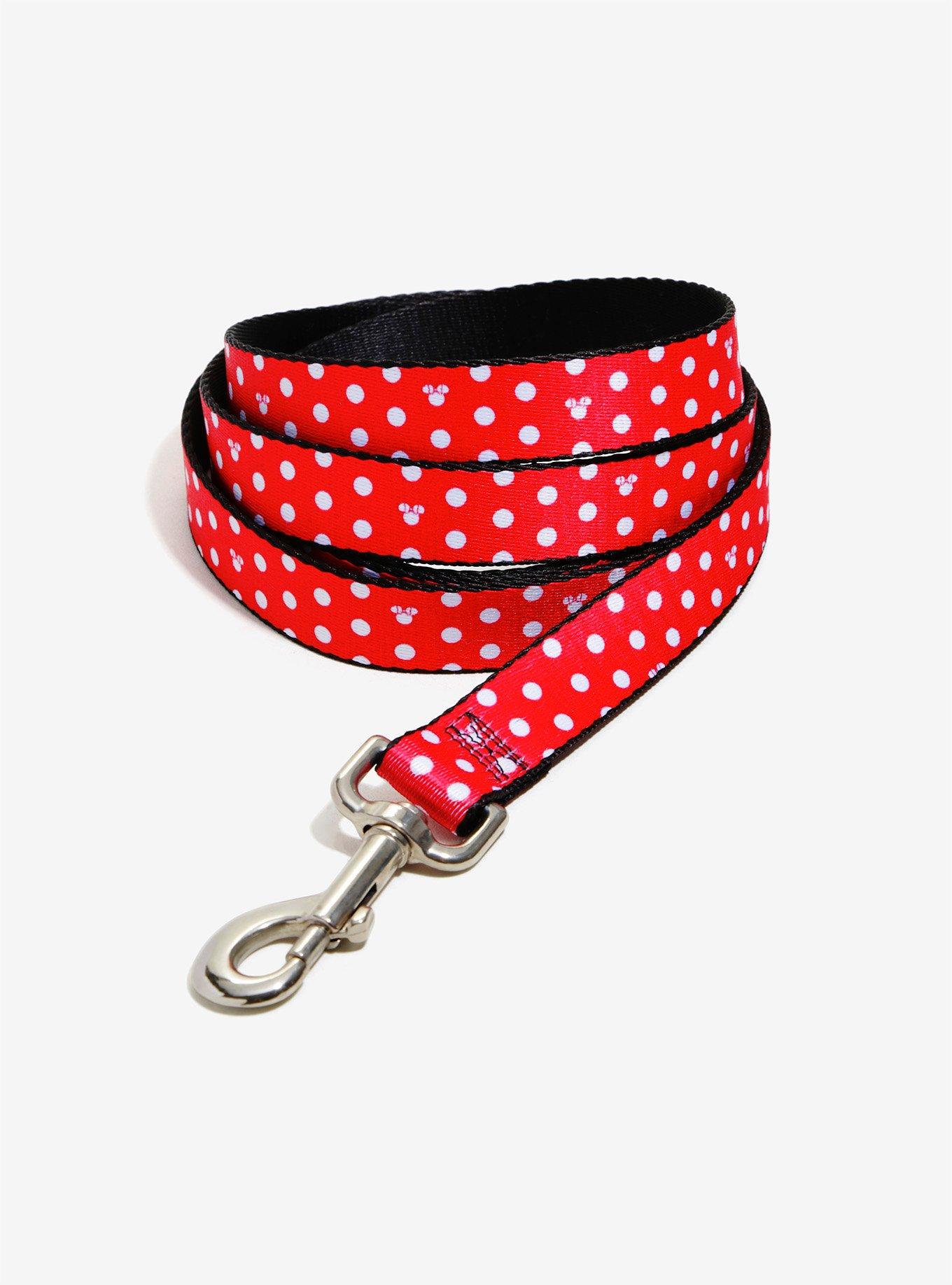 Disney Minnie Mouse Polka Dot Dog Leash, , hi-res