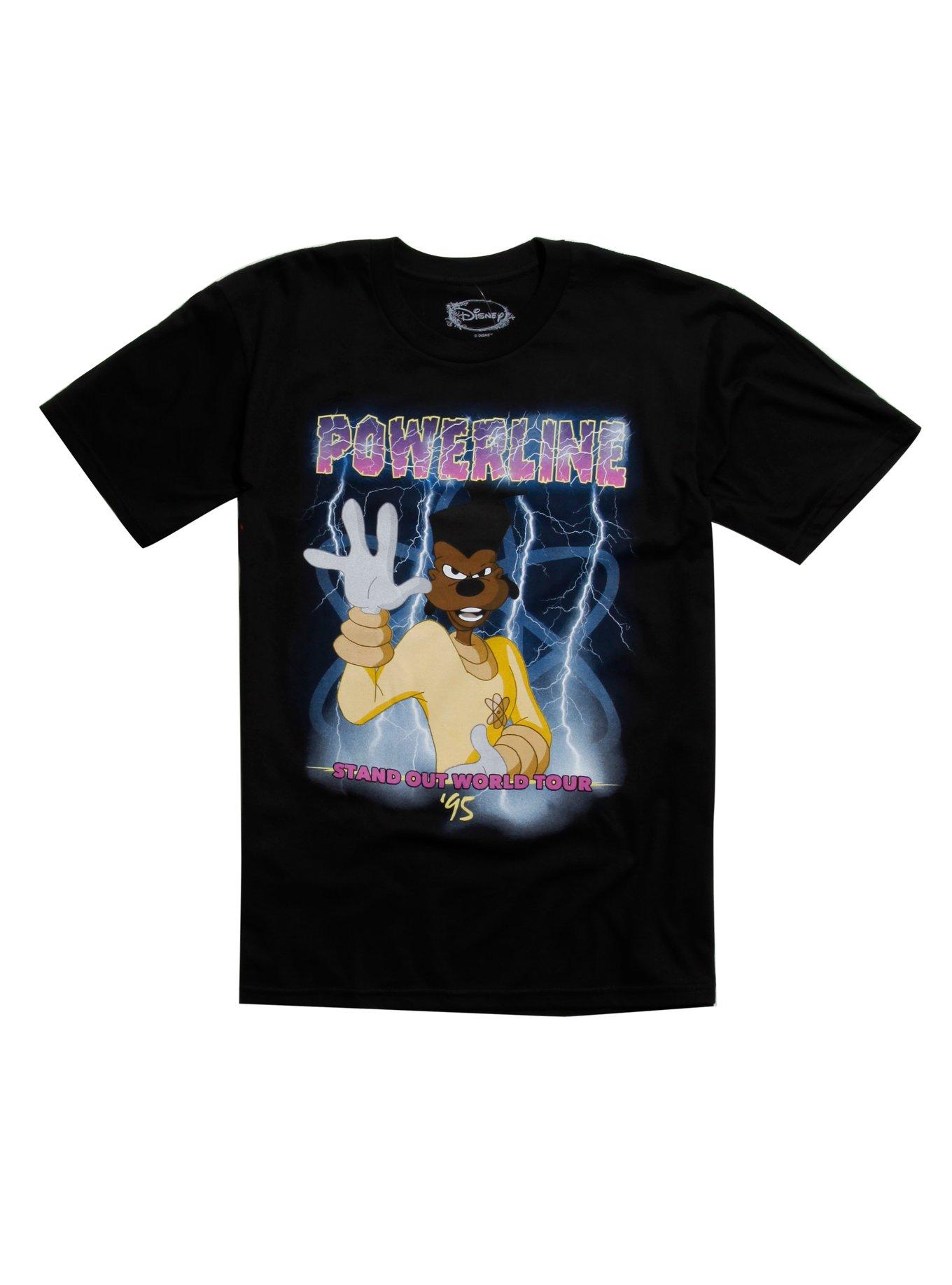 Powerline goofy store t shirt