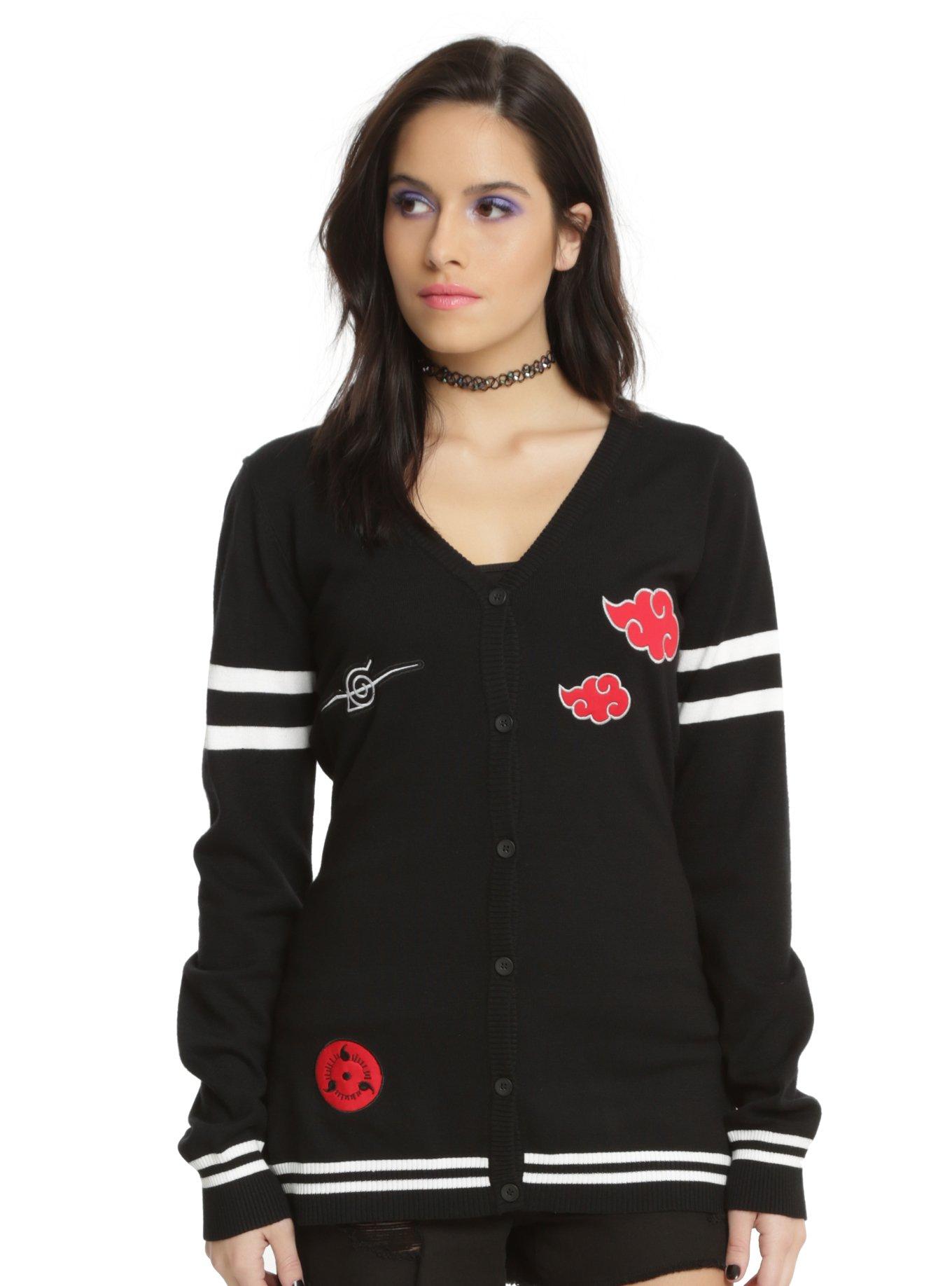 Naruto Shippuden Red Cloud Girls Cardigan Hot Topic