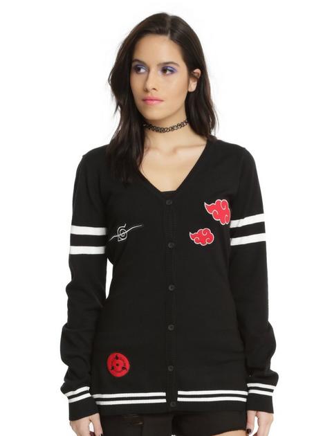 Naruto Shippuden Red Cloud Girls Cardigan | Hot Topic