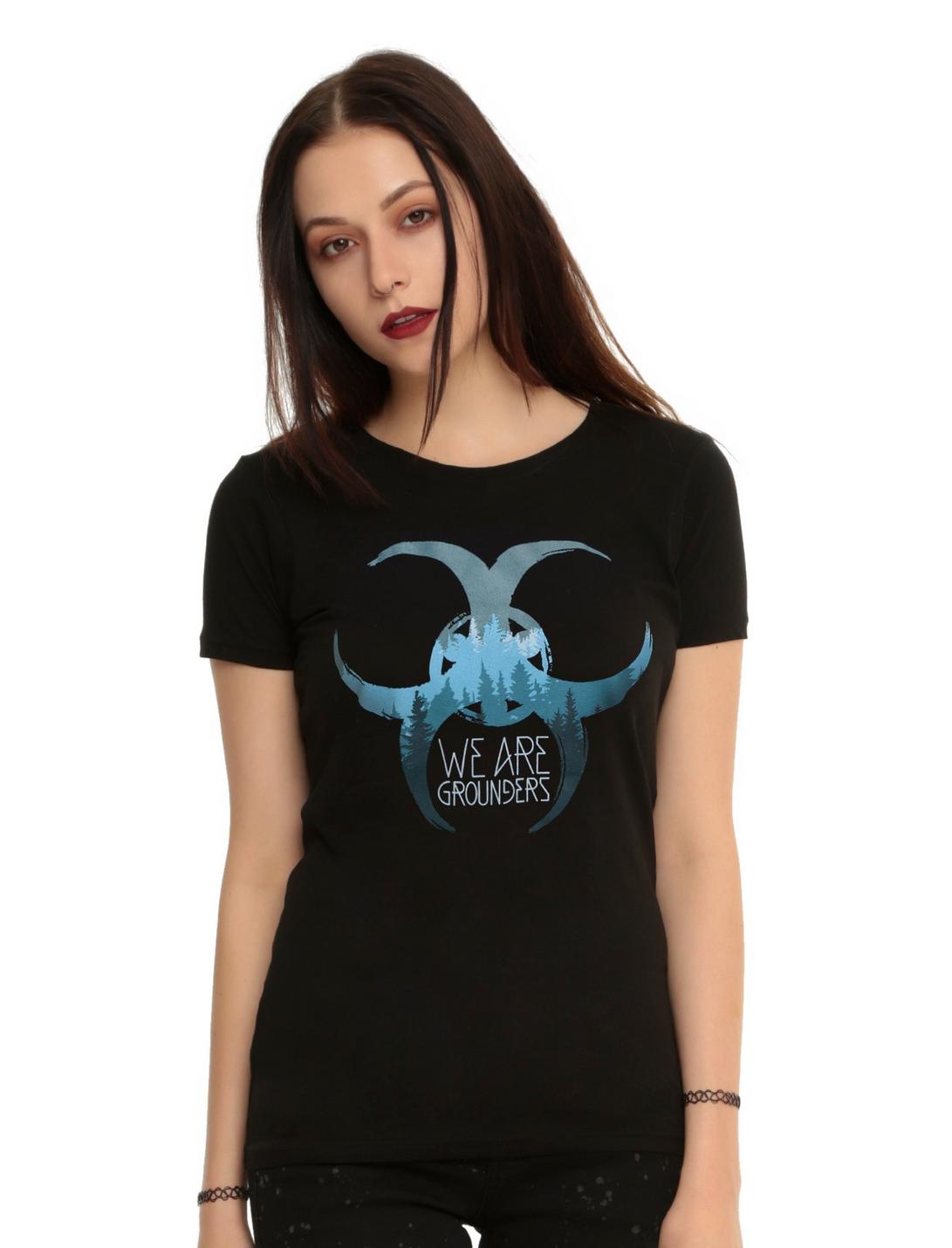 The 100 We Are Grounders Girls T-Shirt, BLACK, hi-res