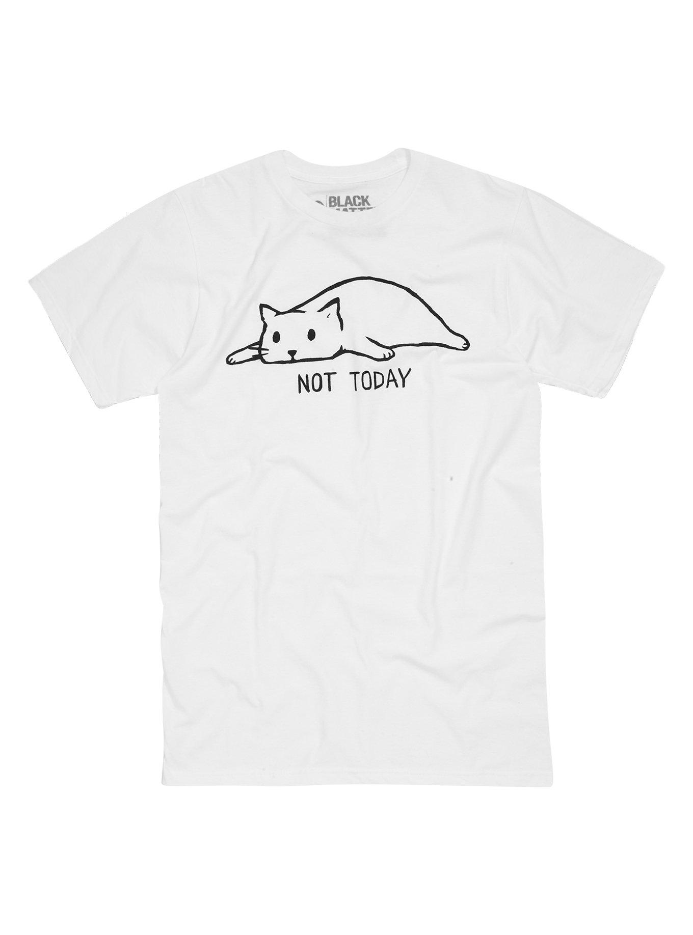 Lost Gods Men's Cat in Space T-Shirt, Size: Large, Black
