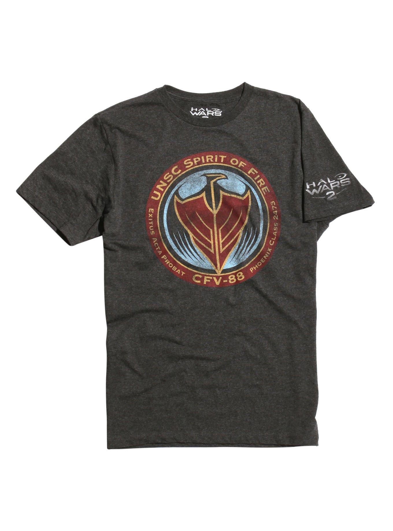 Halo Wars 2 Spirit Of Fire T-Shirt, BLACK, hi-res