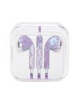 Purple Marble Earbuds, , hi-res