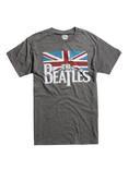The Beatles Union Jack Logo T-Shirt, CHARCOAL, hi-res