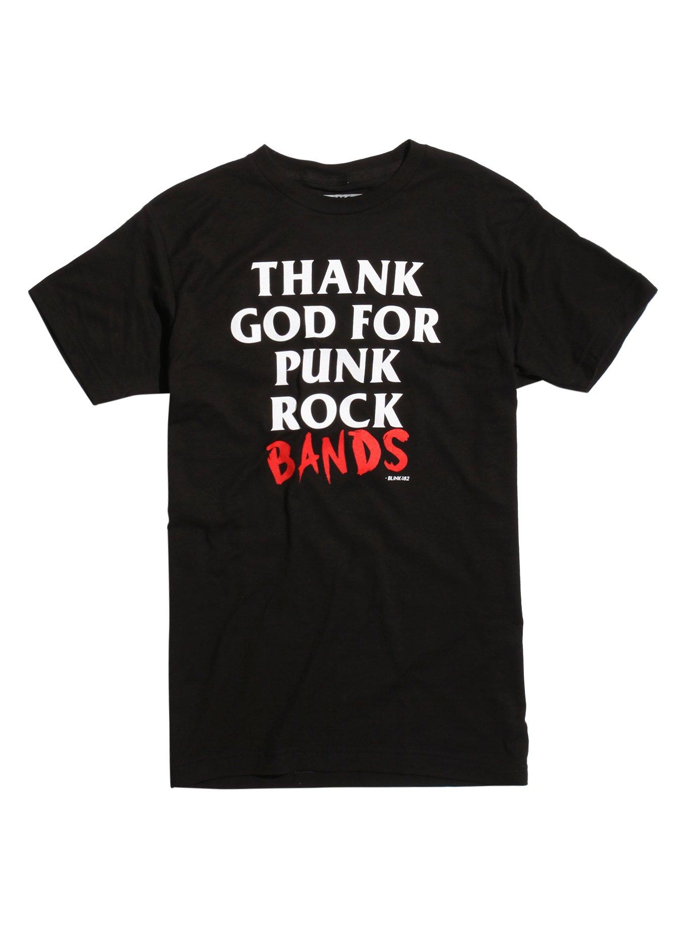 Blink-182 Thank God T-Shirt, BLACK, hi-res
