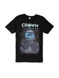 Crown The Empire Astronaut Logo Shirt, BLACK, hi-res