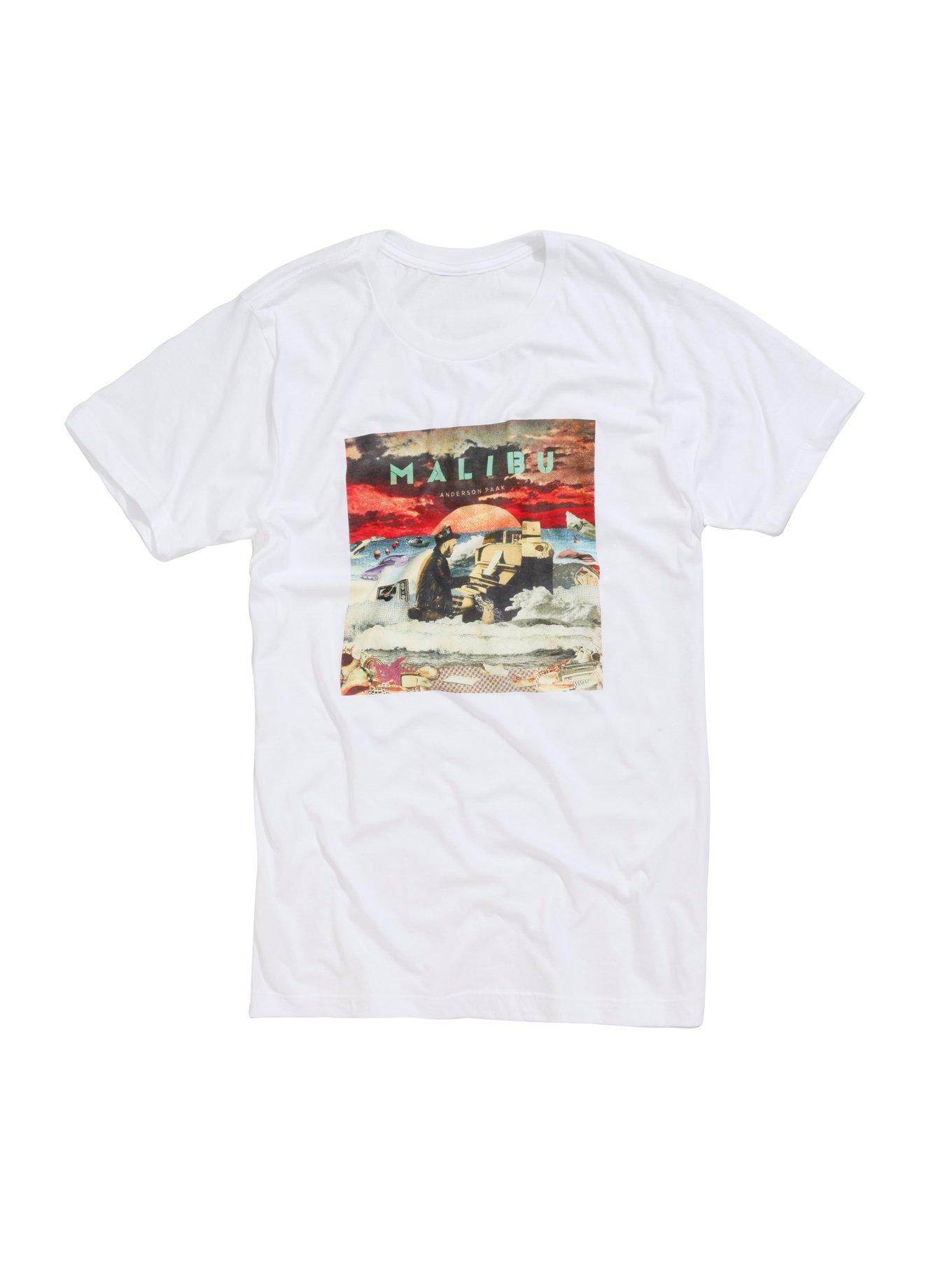 Anderson .Paak Malibu Album Cover T-Shirt, WHITE, hi-res