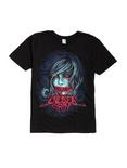 Chelsea Grin Bleeding Girl Logo T-Shirt, BLACK, hi-res