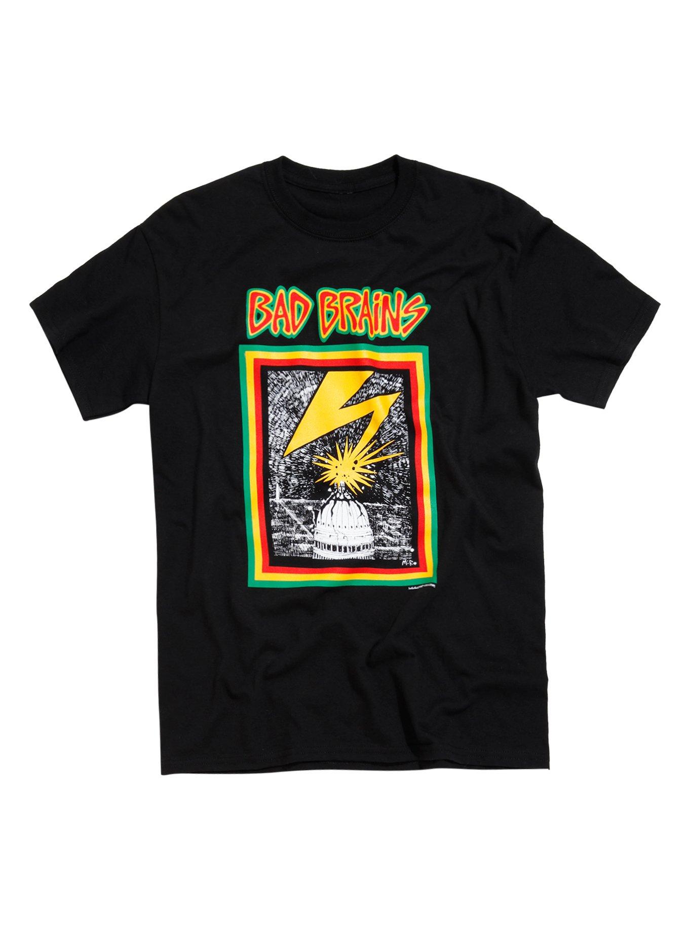 BAD BRAINS CAPITOL T-SHIRT L / ORANGE-MBTS342-23