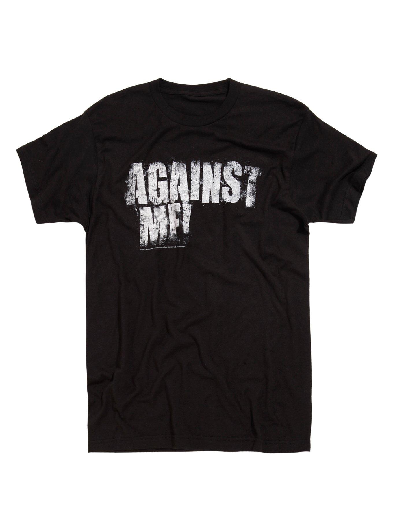 Against Me! Logo T-Shirt, BLACK, hi-res