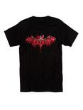 Nekromantix Bat Logo T-Shirt, BLACK, hi-res