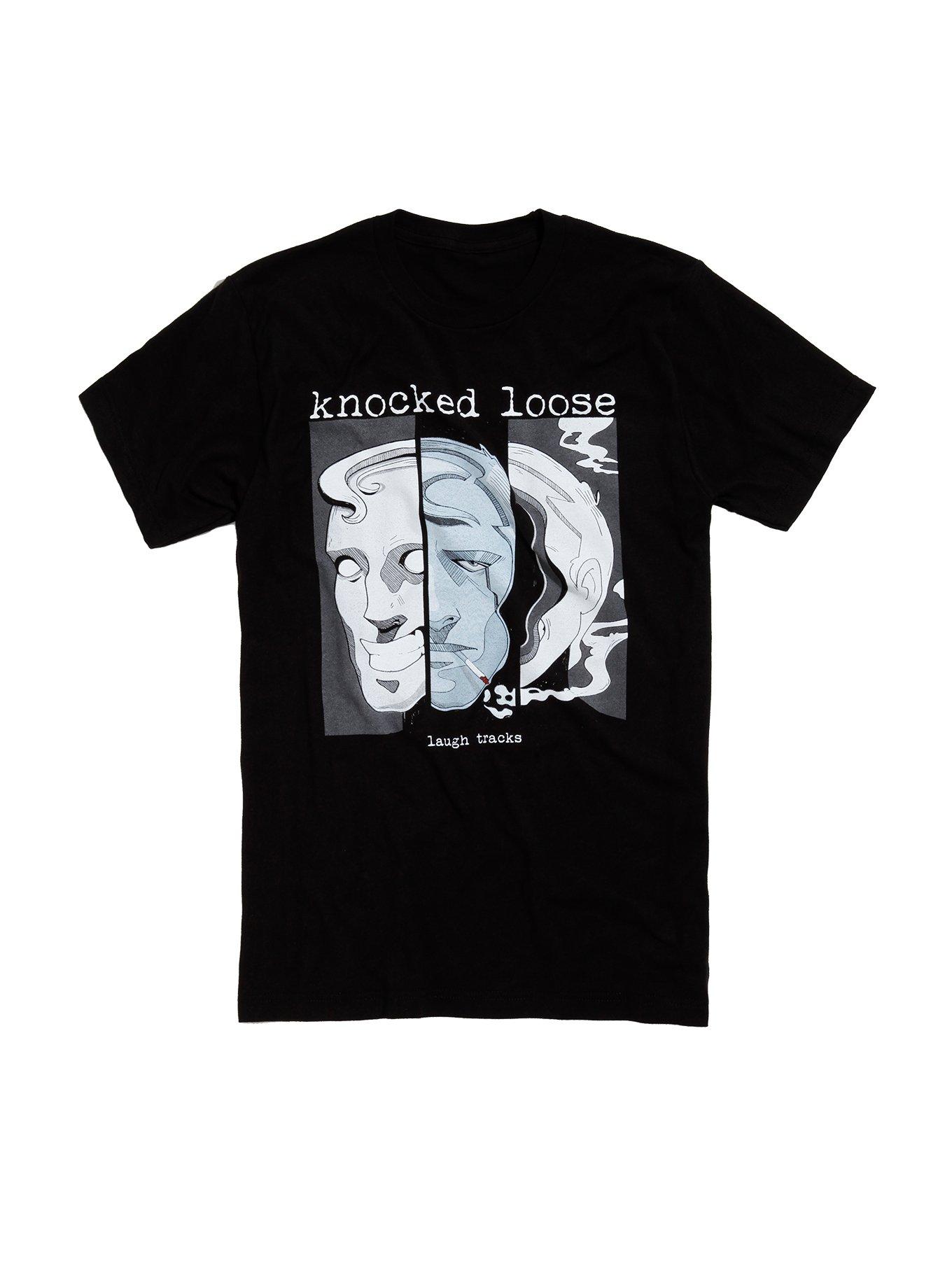 Knocked Loose Laugh Tracks T-Shirt, BLACK, hi-res