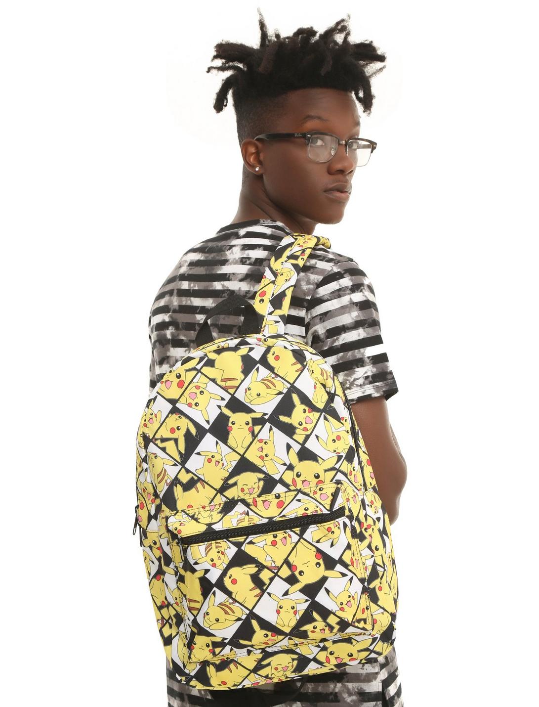 Pokemon Pikachu Checkered Backpack, , hi-res