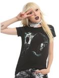 DC Comics Arrow Oliver Queen Profile Girls T-Shirt, BLACK, hi-res
