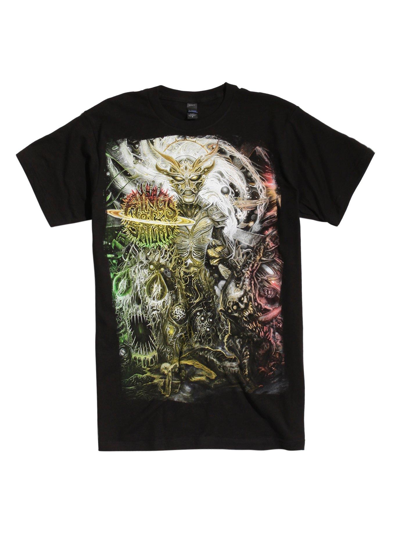 Rings Of Saturn Collage T-Shirt, BLACK, hi-res