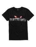 Disturbed Guy Eyes Logo T-Shirt, BLACK, hi-res