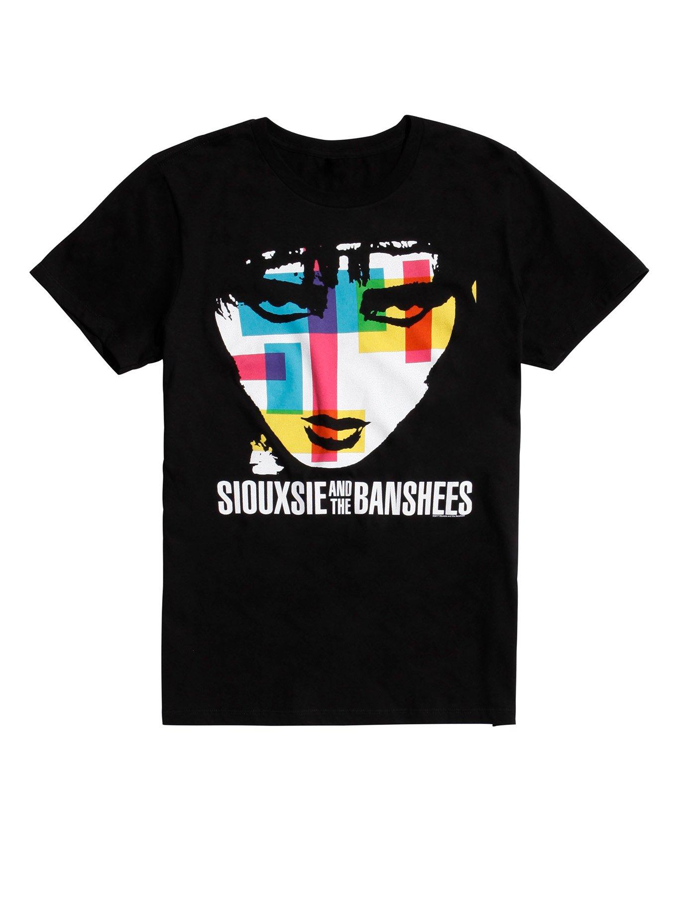 Siouxsie And The Banshees Color Blocks T-Shirt, BLACK, hi-res