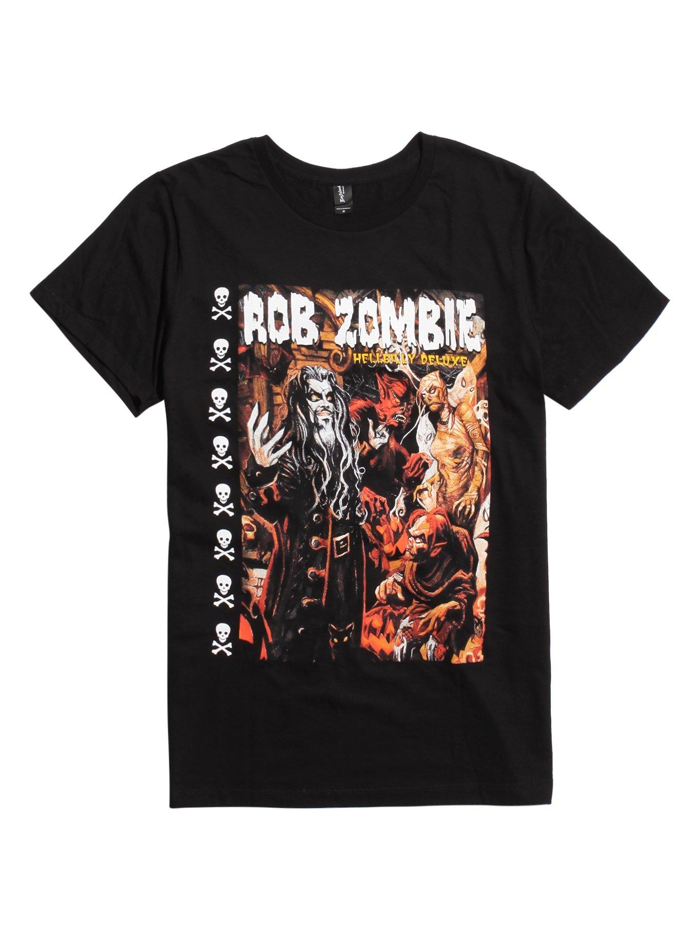 Rob Zombie Hellbilly Deluxe Monsters T-Shirt, BLACK, hi-res
