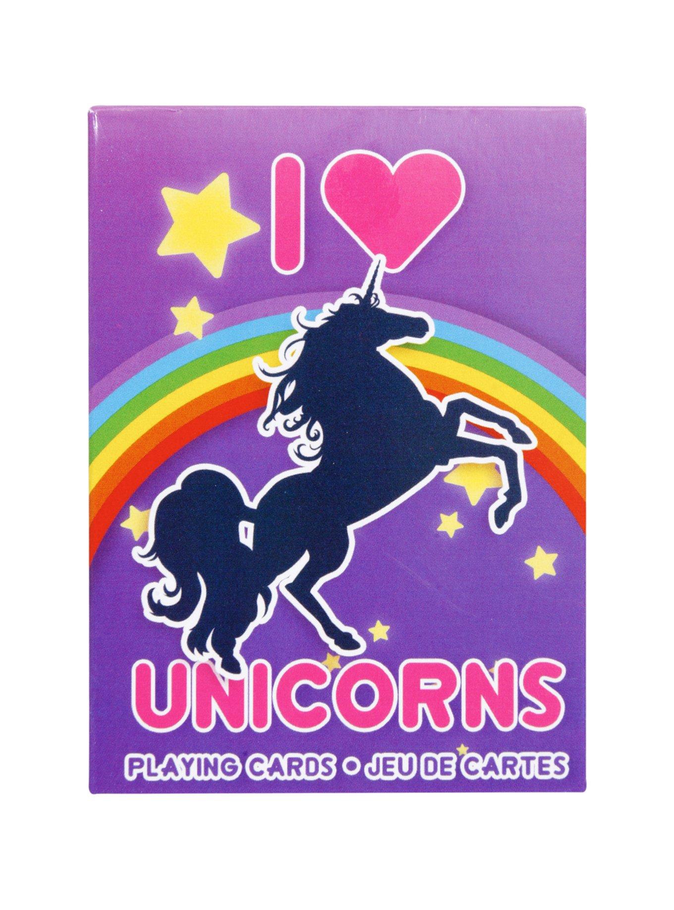 I (Heart) Unicorns Playing Cards, , hi-res