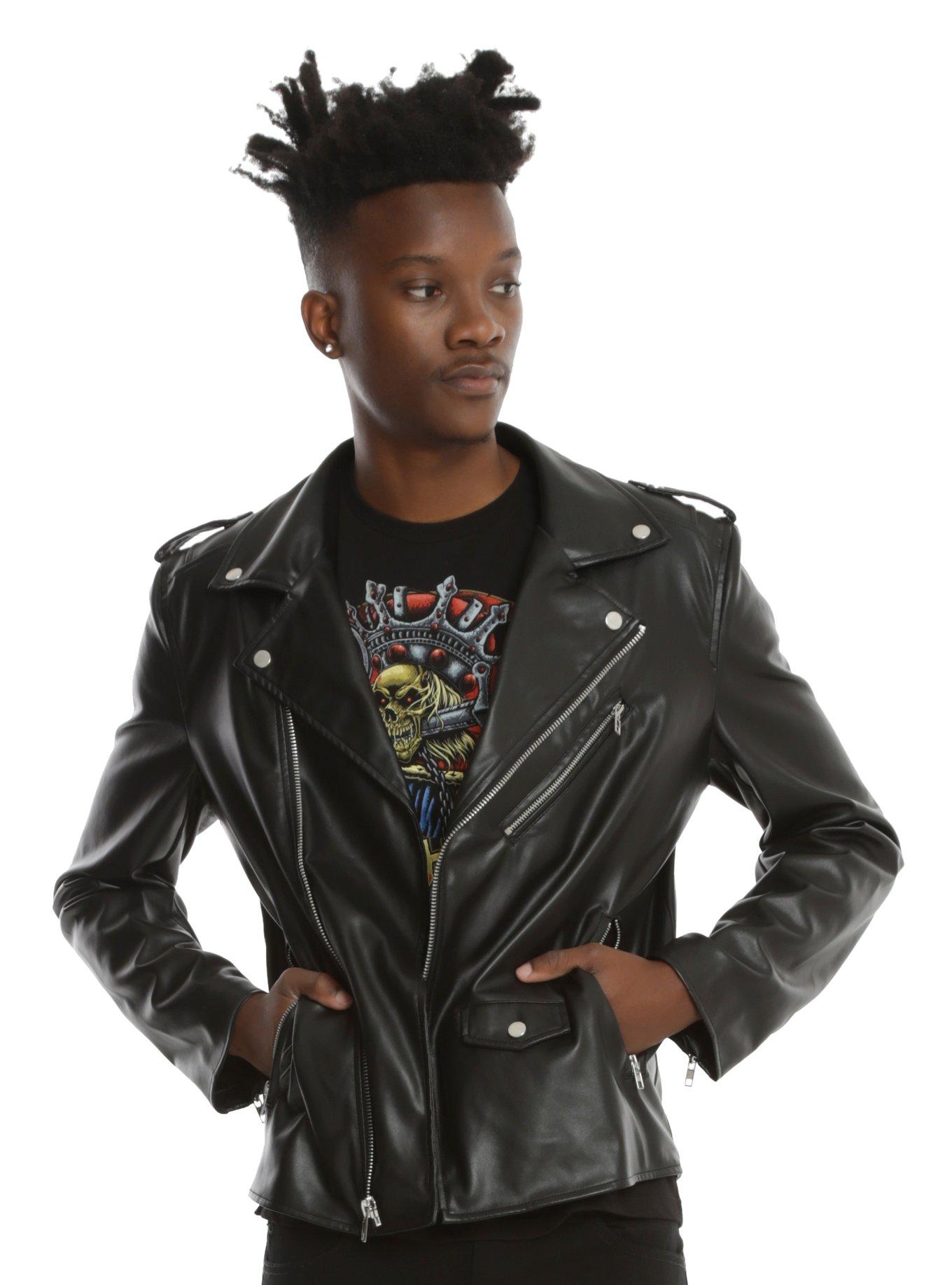 Hot topic 2025 flash leather jacket