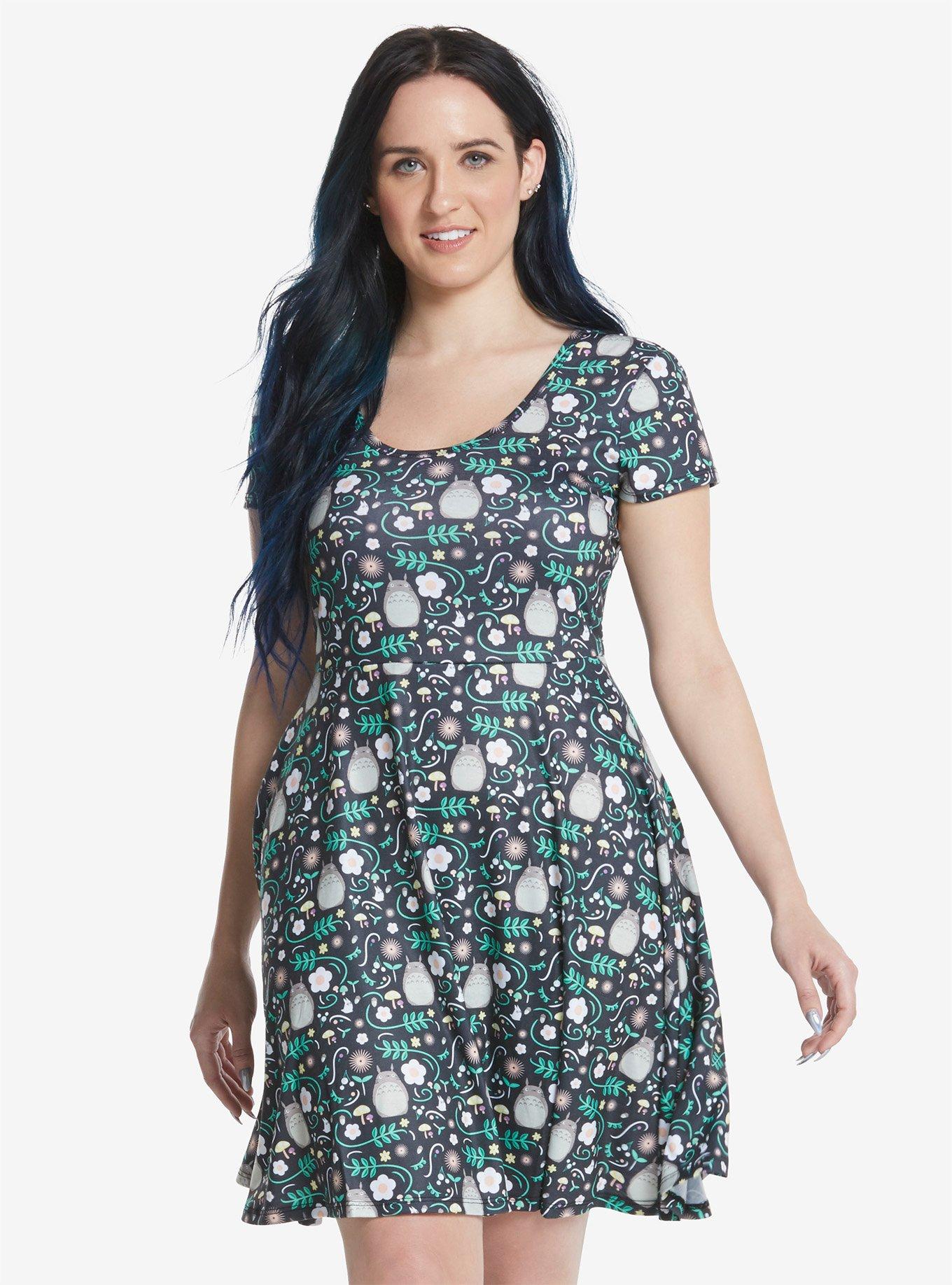 Studio Ghibli My Neighbor Totoro Garden Dress, BLACK, hi-res