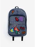 Loungefly Disney The Little Mermaid Patched Denim Backpack - BoxLunch Exclusive, , hi-res