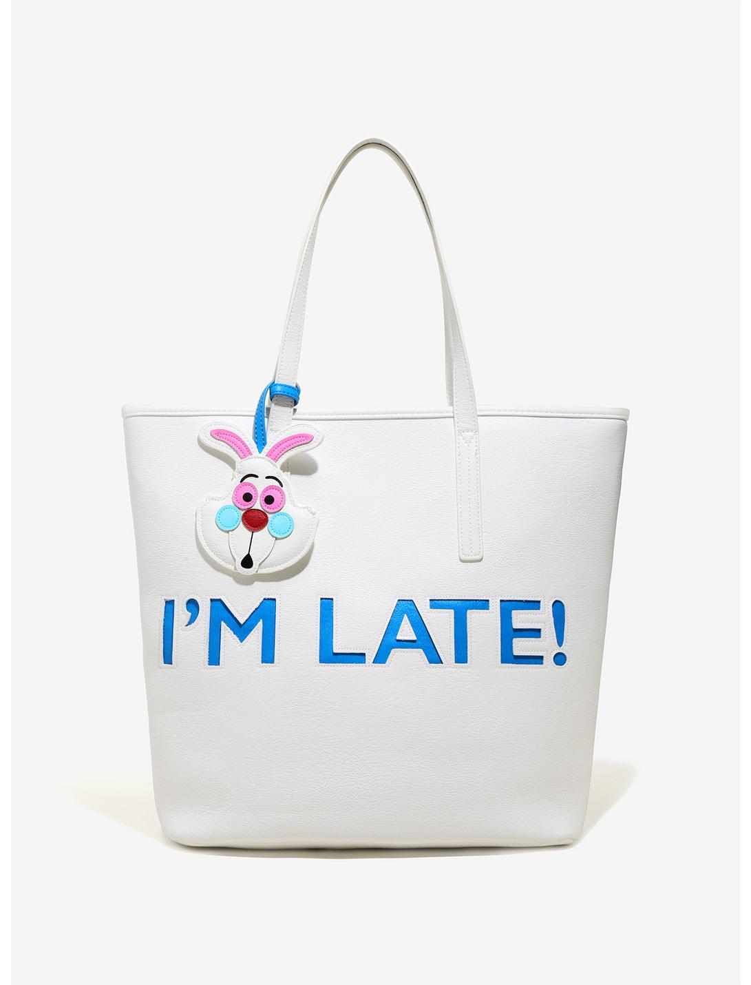 Loungefly Disney Alice In Wonderland I'm Late Tote - BoxLunch Exclusive, , hi-res