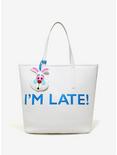 Loungefly Disney Alice In Wonderland I'm Late Tote - BoxLunch Exclusive, , hi-res