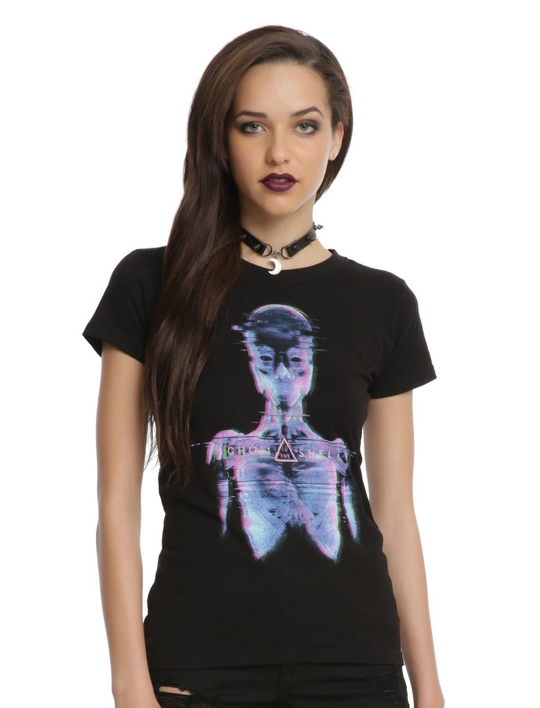 Ghost In The Shell Girls T-Shirt, BLACK, hi-res