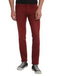XXX RUDE 32 Inch Inseam Red Wash Skinny Jeans, RED, hi-res