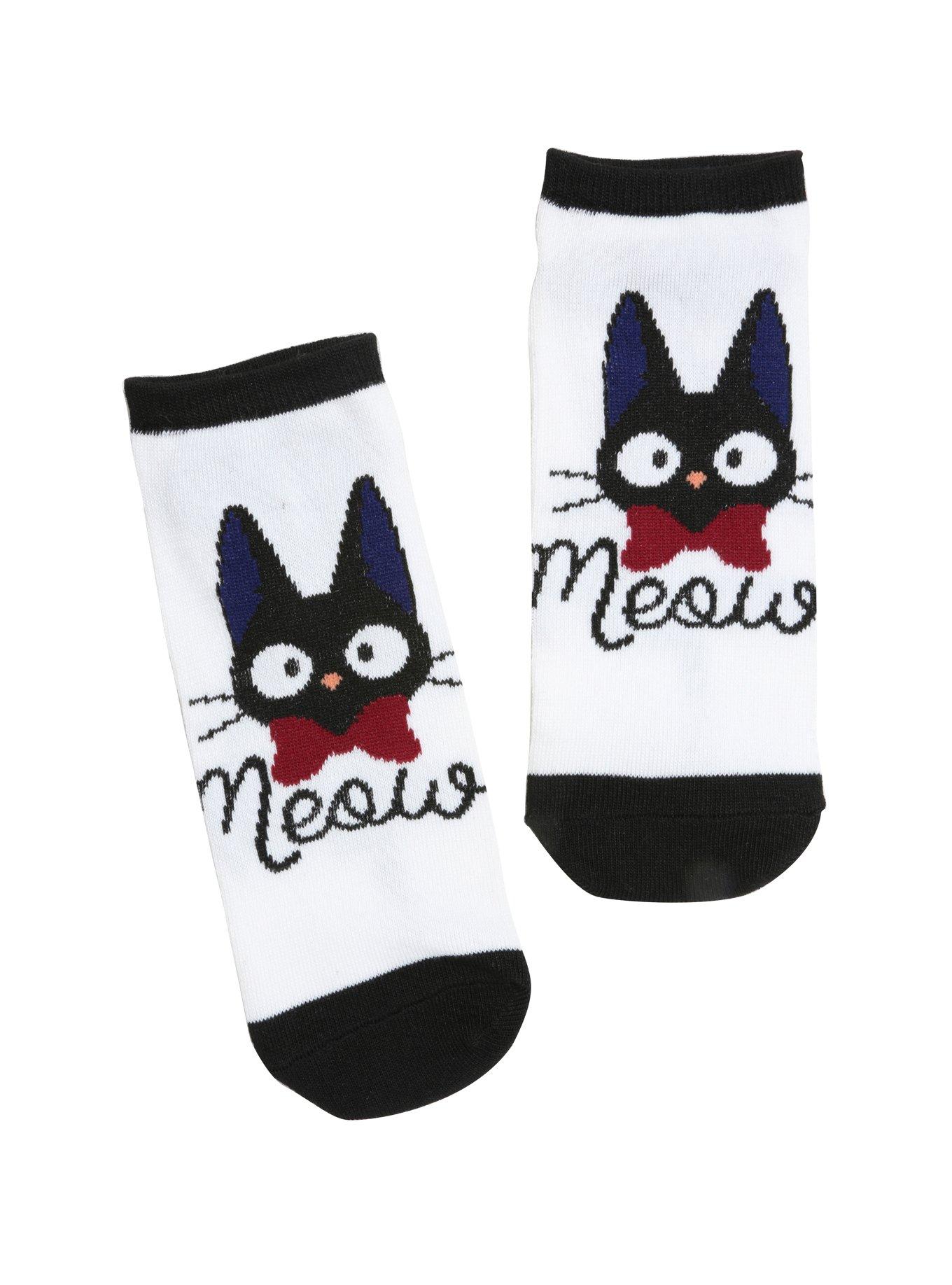 Studio Ghibli Kiki's Delivery Service Jiji No-Show Socks, , hi-res