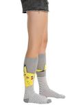 Pokemon Pikachu Fuzzy Knee-High Socks, , hi-res