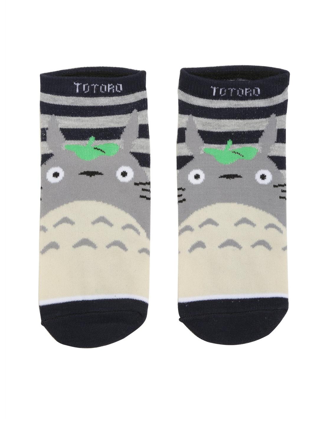 Studio Ghibli My Neighbor Totoro Character Striped No-Show Socks, , hi-res